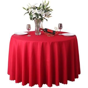 jupe de table rouge