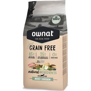 CROQUETTES Ownat Just Grain Free Chien Adulte Poulet 14kg