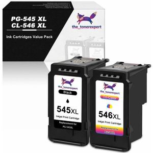 20% sur Canon PG-545 / CL-546 Value Pack - Pack de 2 - 8 ml - noir, couleur  (cyan, magenta, jaune) - original - boîte de suspension - jeu de papier /