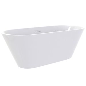 Lugano Baignoire Ilot Acrylique Ovale 150 X 75 Cm Cdiscount Bricolage