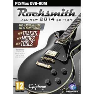 JEU PC Jeu musical - Ubisoft - Rocksmith 2014 avec Cable inclus - Version en boîte - Plateforme PC - PEGI 12+