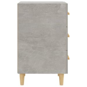 TIROIR DE LIT RHO - Tables - Table de chevet Gris béton 40x40x66