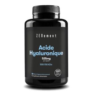 COMPLEMENTS ALIMENTAIRES - BEAUTE PEAU Acide Hyaluronique 525 mg - 120 Gélules