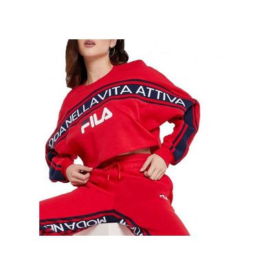 Sweat Capuche Femme Sweat Rouge Fila Sweat Femme Fila Rouge XS