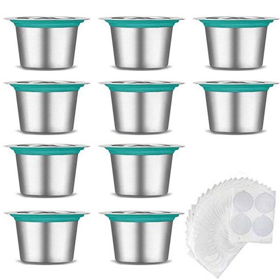 Capsule Café Réutilisable En Inox Pour Nespresso - Rechargeable, Lavable, Durable