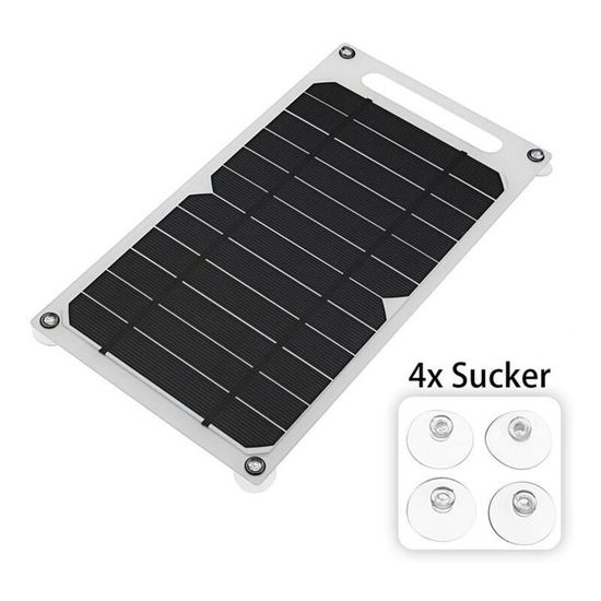 Chargeur Solaire USB C - 6W Panneau Solaire à Haute Efficacité, Alimentation De Type C | Chargeur De Batterie SOLARS Portable Pour Applications 3,7 V-5V, Source D'énergie Extérieure, Module De Charge