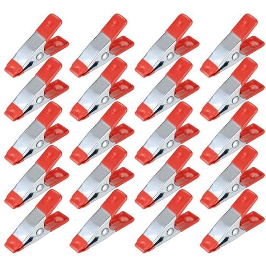 15 Clips Métalliques, Petites Pinces À Ressort, Mini Pinces, Clips