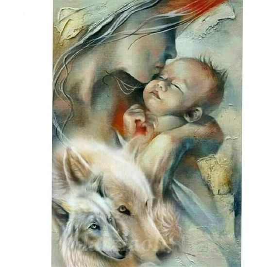 DIY 5D Diamant Peinture Broderie Kits Forage Complet œil Diamond Painting Cristal Strass Adultes Toile Point De Croix Salon Chambre Décoration Autocollant Mural-Round Drill,20x20cm/8x8inch