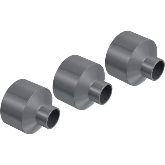 Pvc Réducteur Tuyau Raccord 63X50Mm,3 Paquet Droit Couplage Adaptateur Pvc Réducteur Tuyau Raccord 63X50Mm,3 Paquet Droit Couplage Adaptateur
