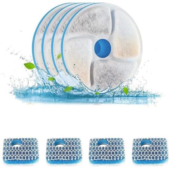 Lot De 3 Filtres De Rechange Pour Fontaine à Eau Pour Chat [601