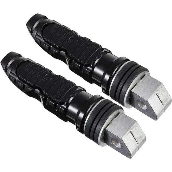 Repose-pieds Universels Pliables Pour Vélo - 2 Pièces En Acier - Axe Marchepieds Pédale