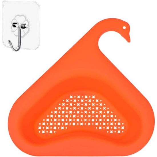 Panier De Crépine D'évier D'angle, Panier Récupérateur De Nourriture D'évier, Panier De Vidange De Déchets De Cuisine En Acier Inoxydable, Panier De Vidange De Déchets De Cuisine Swan, Support De Filt