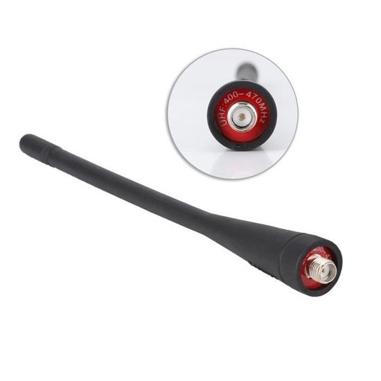 Antenne UHF SMA Mâle 400-470MHz Pour Talkie-walkie Vertex - Compatible VX-160, VX-168, Etc.