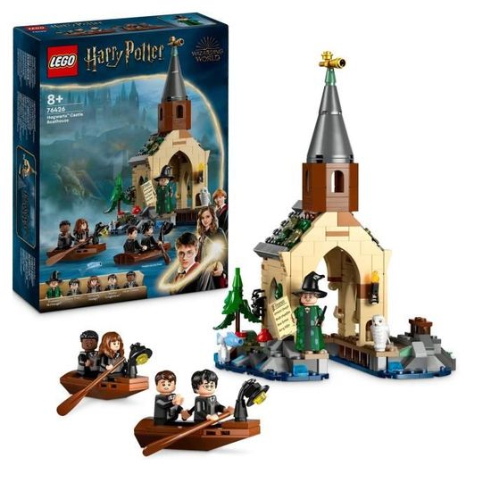LEGO Harry Potter 76426 Le Hangar à Bateaux de Poudlard, Jouet Fantastique pour Enfants