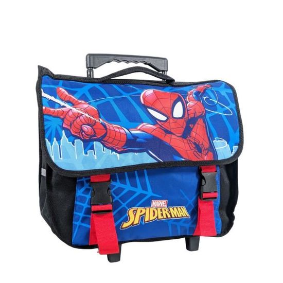 Sac Lunch Spider Man Marvel Enfant - 25cm Bretelles Réglables - École Maternelle Primaire