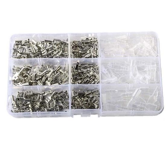 Lot De 100 Connecteurs Mâles Isolés 1/4" - Pour Prototypage électronique Et PCB