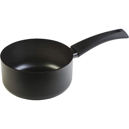 Casserole à Induction Zanetti Evolution - Diamètre 20 Cm, Fond Épais 4 Mm Antiadhésif, Noire - 9