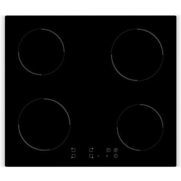 AMSTA - AMPI4Z6400 - Plaque à induction - 60 cm - 4 zones - Slider - 6400 watts - Garantie 3 ans