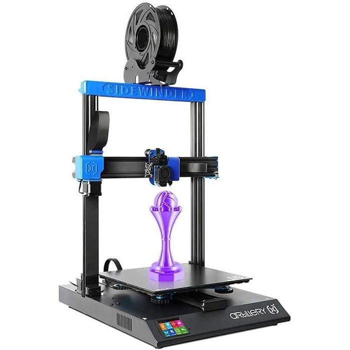 Artillery Sidewinder X2 Imprimante 3D, 300*300*400mm, 95% Pré-assemblée, Système Dual Z, Écran Tactile TFT