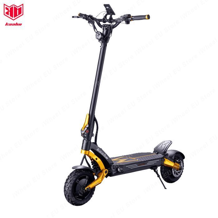 Kaabo Mantis King GT 60V 24Ah Batterie Écran TFT 2*1100W Moteur 70km/h Frein Hydraulique Complet IPX5 Étanche