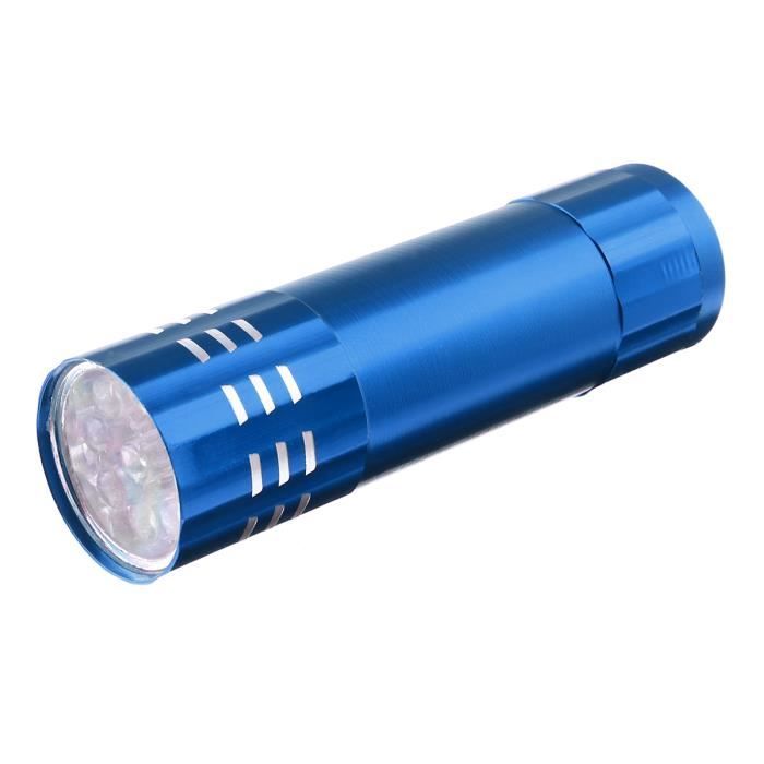sèche-ongles -Monja 4 couleurs Nail Art Mini lampe de poche LED lampe UV Portable pour Gel à ongles...- Modèle: Blue - MIZJHGA02644