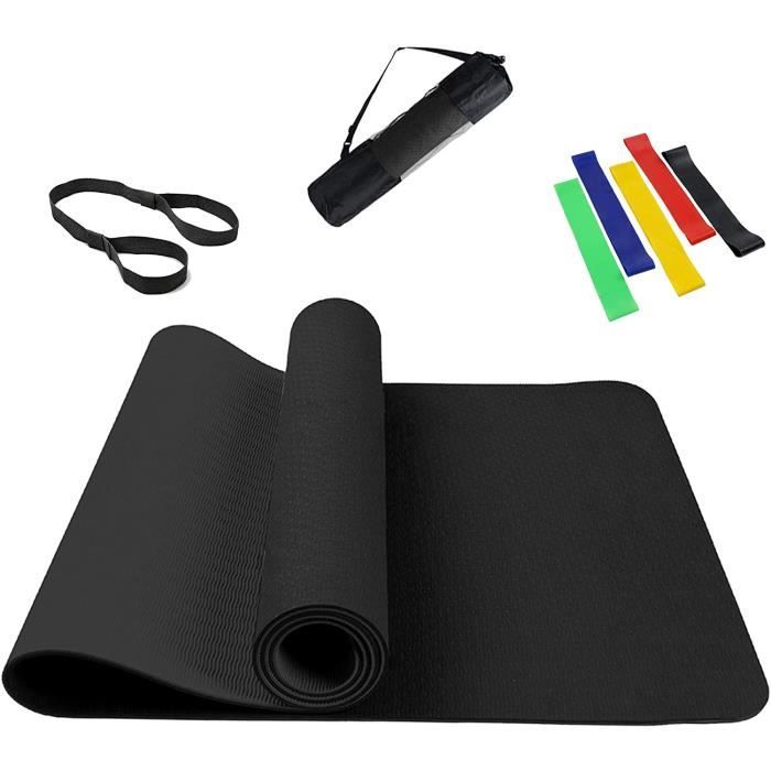 Summer Mae Tapis de Yoga de Gymnastique Mat Fitness Exerc Deux-Tons Antidérapant Tapis 183 x 61 x 0,6 cm213