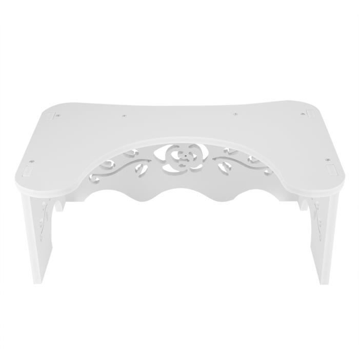 AYNEFY tabouret de pied PVC salle de bain toilette aide étape pied chaise étape pied tabouret petit escabeau salle de bain