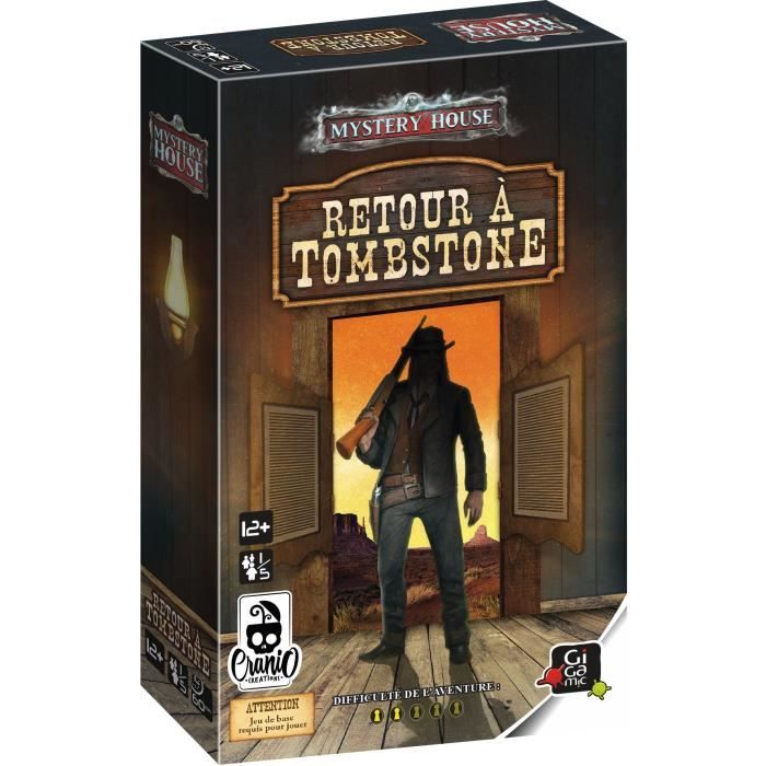 Mystery house 3 - Retour à Tombstone - Jeux de société - GIGAMIC