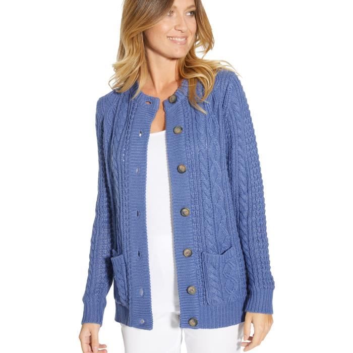 Cardigan torsadé