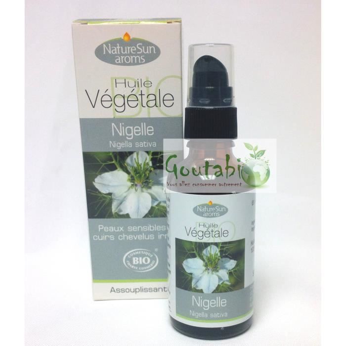 NatureSun Aroms - Huile végétale de Nigelle Bio - 50 ml