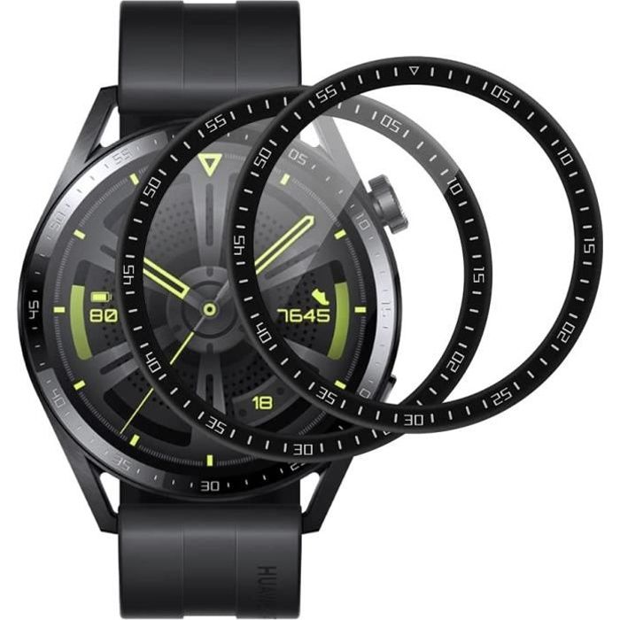 Verre Trempé pour Huawei Watch GT 3 46mm [Lot de 2] Film Protection Ecran Montre Anti Rayure Phonillico®