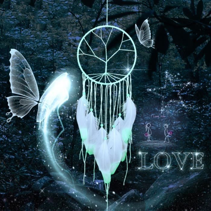 Dream Catcher Dreamcatcher Capteur De Reve Fluorescent Suspendu Cadeau Noël Déco
