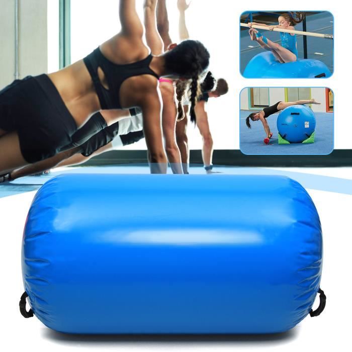 Royal Gonflable Rouleau Gymnastique Yoga - PVC - 100x85cm Bleu