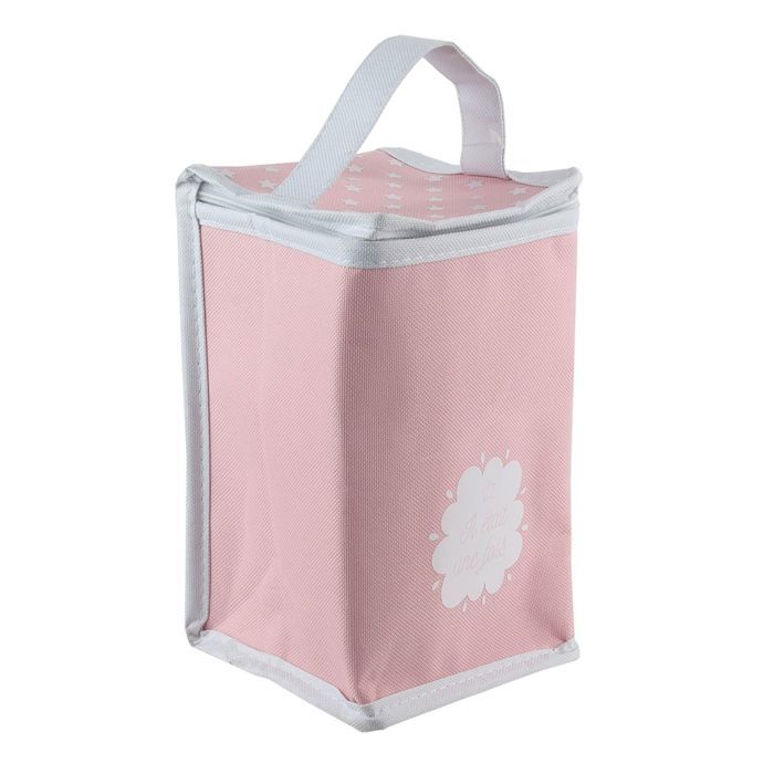 Conservation repas - Sac isotherme - 13 x H. 27 cm - Rose