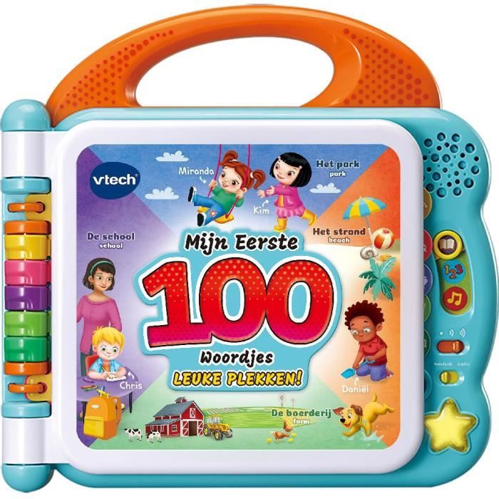 VTech Mes 100 premiers mots - Lieux de divertissement NL-EN