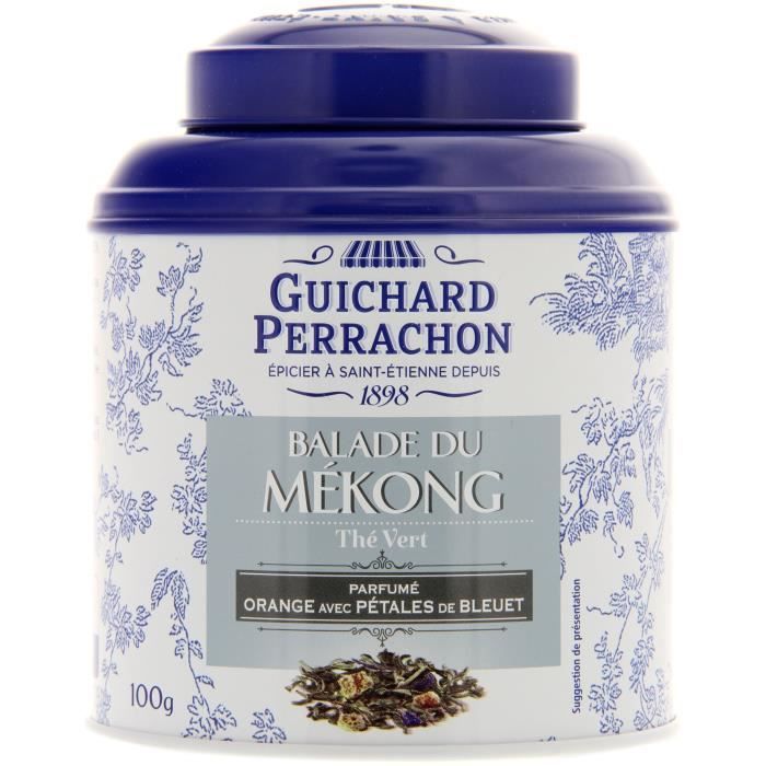 GUICHARD PERRACHON Thé vert orange et bleuet - 100 g