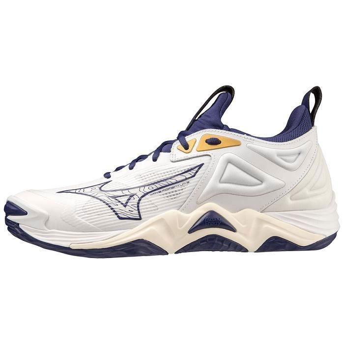 Mizuno Wave Momentum 3 chaussures de volley-ball pour hommes blanches taille 38 5