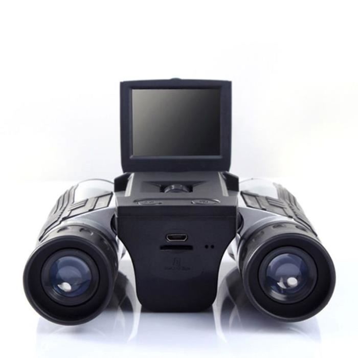 Jumelles Numériques - FDIT - Télescope LCD 2.4In - 12X - 1080P - Caméra