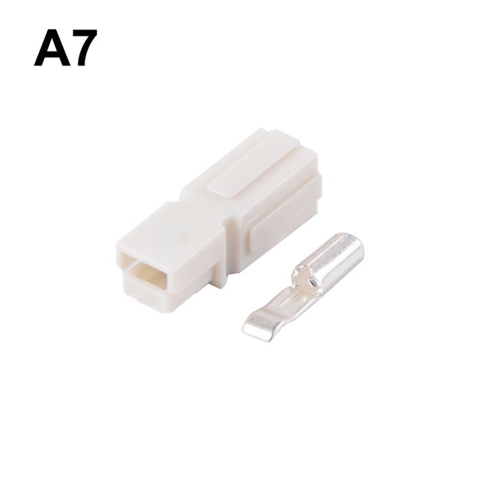 Connecteurs Anderson 50A DC12/24V - 2 Pièces Jaunes - Bornes En Cuivre Argenté Pour Alimentation