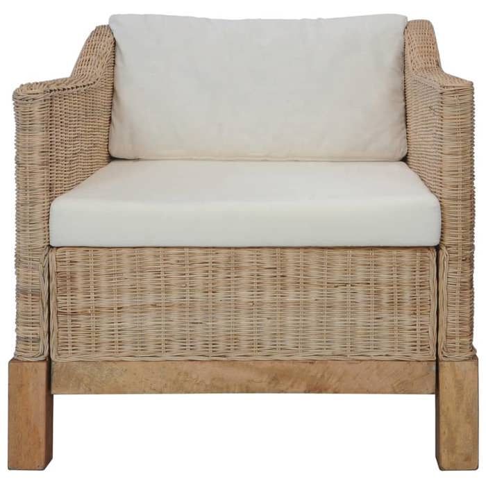 Fauteuil - mango - avec coussins Rotin naturel M12283075
