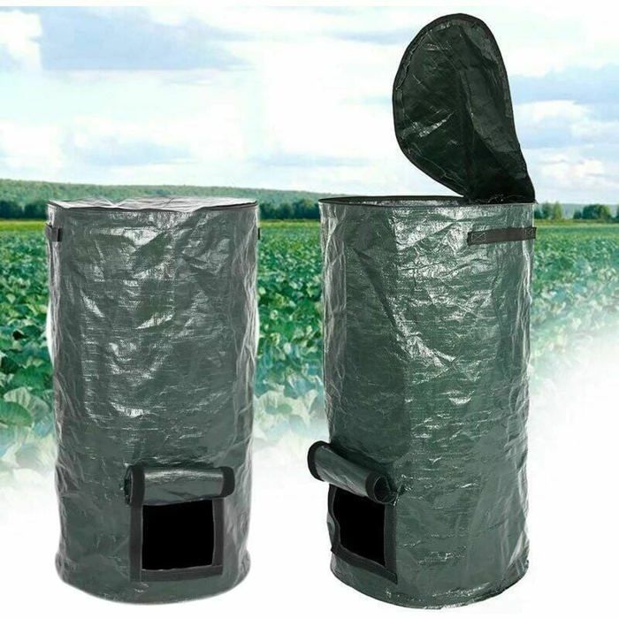 Sacs de Compost - LARGEIGHT - 2 Pièces - 35x60 cm - Couleurs Multiples - Organique