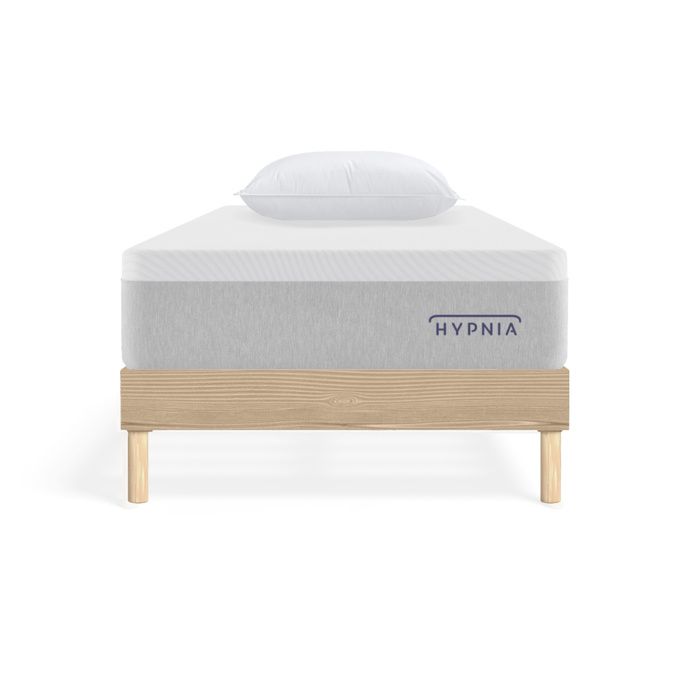 Hypnia - Ensemble Matelas ressorts 25cm Sommier blanc Oreiller 90x200cm Hypnia - Ensemble Matelas ressorts 25cm Sommier blanc Oreiller 90x200cm