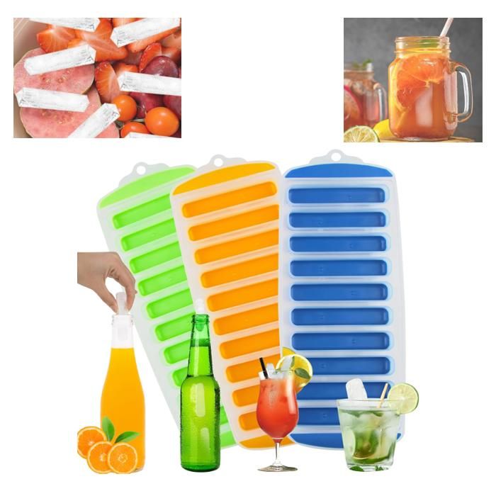 3 Pièces Bac à Glaçons Pour Bouteille Hillylolly - Moule à Glaçons Silicone Pour Bouteilles D'Eau Et Sportifs