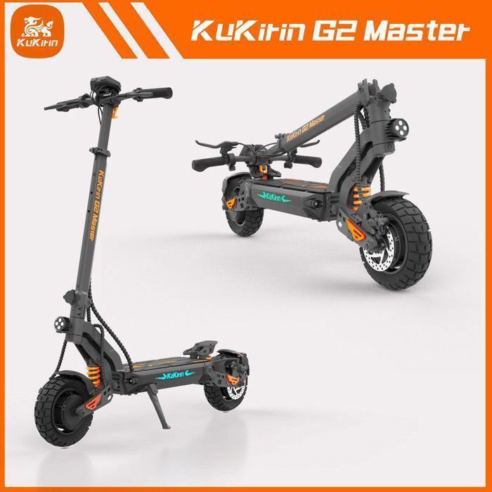 KUKIRIN Trottinette &Eacute;lectrique pliable  G2 Master  -  Moteur 2*1000W - Batterie 52V 20.8Ah  -  Autonomie 70km  -   Port&eacute;e Maximale 