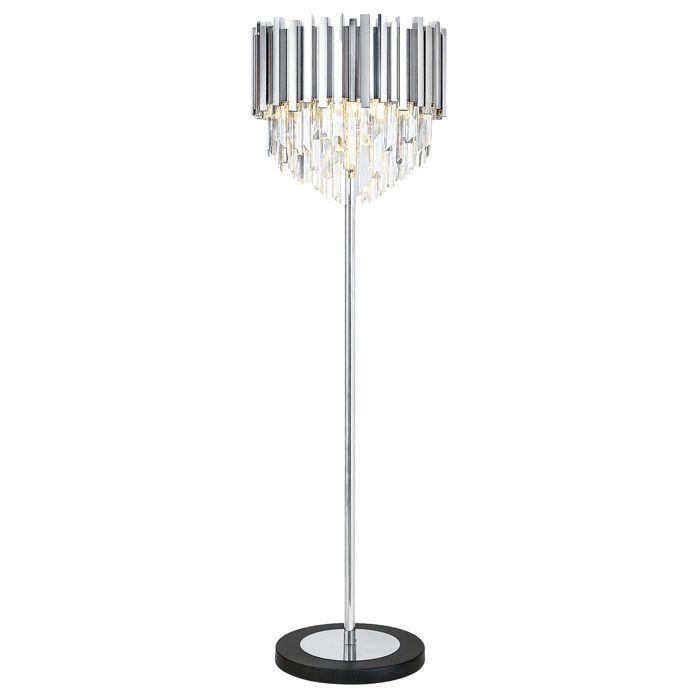 Lampe Autoportante Toolight App1716-3F Lampe À Poser Chrome 34 x 34 x 153 cm