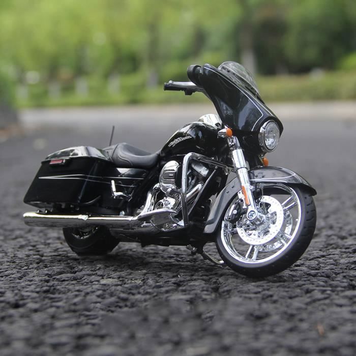 Modèle Moto Harley Davidson Road King Special Edition – Échelle 1:12 – Alliage Et ABS – Collection