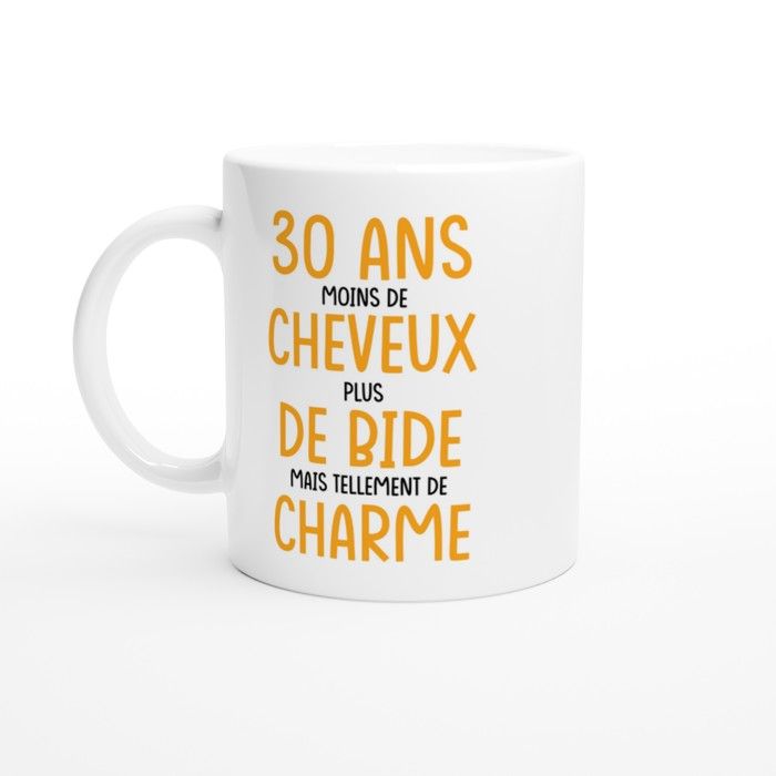 Mug Anniversaire 73 Ans - Tasse Personnalisée Cadeau Homme Ou Femme - Blanche - Neuf