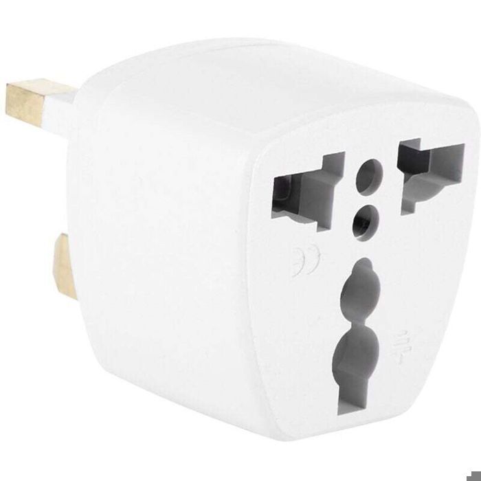 Adaptateur de voyage universel - PZCC - PZCC - US/EU/AU vers UK - 220V/13A/500W - Compact et léger