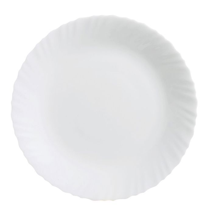 6 assiettes blanches 27 cm Feston - Luminarc