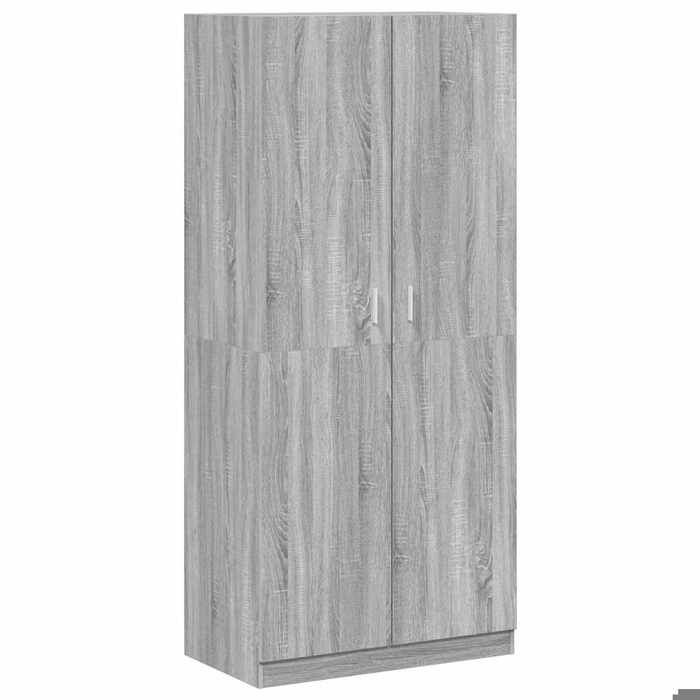 Garde-Robe de Rangement(1 pc) Armoire/Penderie Chambre Sonoma gris 90x52x200 cm Bois dingénierie B11196